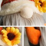 Calabaza Girasol Muñeco Sin Rostro Adornos Enanos, Beard, Braid - Imagen 3