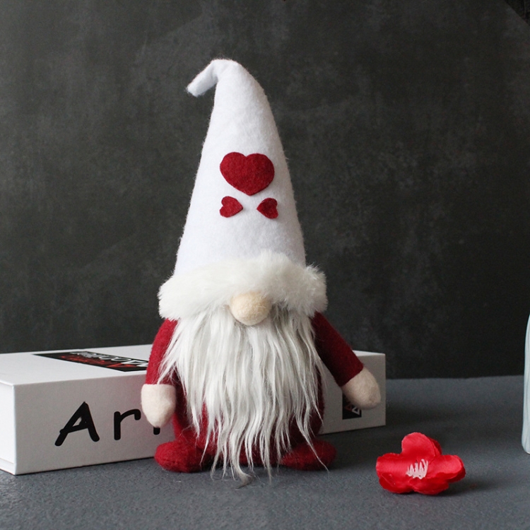 TBD0595705001A.jpg Muñeco sin rostro con sombrero Muñeco de peluche enano navideño, Love, Snowflake, Stars - Imagen 1