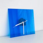 Accesorios para fotos de adorno de fondo de estudio, Translucent Acrylic Clock