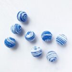 Accesorios para fotos de adorno de fondo de estudio, 8pcs/ Set Blue White Ball