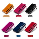 Cartera de cuero para mujer Ranura para múltiples tarjetas Cartera de cuero de cera de aceite retro Tipo largo RFID Embrague de cepillo antirrobo - Imagen 2