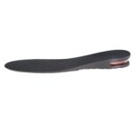 2 pares 032 Plantilla ajustable de altura interior Plantilla cortable de tamaño libre, Black Single Layer (about 2.5cm)