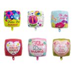 10 UNIDS 18 Pulgadas Globo del Día de la Madre Español Globo de Película de Aluminio en Forma de Dibujos Animados Globo de Decoración de Fiesta de Niños, Amarillo, Blanco, Azul, Rojo, Rosado, Oro, A, B, C, D, E, F, G, H, I, J, K, L - Imagen 2