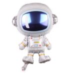 10 globos de película de aluminio espacial para niños que decoran globos de decoración de fiesta de cumpleaños, estilo:, Astronaut