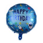 10 globos de película de aluminio espacial para niños que decoran globos de decoración de fiesta de cumpleaños, estilo:, Space Birthday