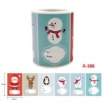 Etiqueta engomada de la decoración de la mercancía del regalo de Navidad de 5 PCS, A-388 - Imagen 2