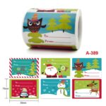 Etiqueta engomada de la decoración de la mercancía del regalo de Navidad de 5 PCS, A-389 - Imagen 2