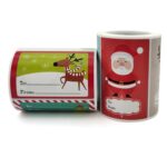 Etiqueta engomada de la decoración de la mercancía del regalo de Navidad de 5 PCS, A-389 - Imagen 3