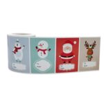 Etiqueta engomada de la decoración de la mercancía del regalo de Navidad de 5 PCS, A-388 - Imagen 4