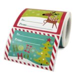 Etiqueta engomada de la decoración de la mercancía del regalo de Navidad de 5 PCS, A-389 - Imagen 5