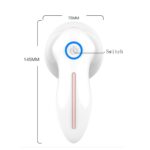 Recortador de bolas de pelo recargable pompón de afeitar, White Three-blade Knife Head - Imagen 3