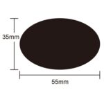 5 uds. Etiqueta adhesiva impermeable extraíble de PVC para cocina, etiqueta adhesiva para pizarra, 55x35mm - Imagen 4