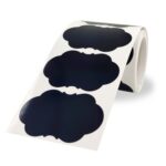 5 uds. Pegatina de PVC para pizarra con forma especial, pegatina marcadora de tarro regrabable, 35x55mm