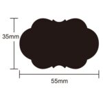 5 uds. Pegatina de PVC para pizarra con forma especial, pegatina marcadora de tarro regrabable, 35x55mm - Imagen 4