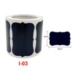 Etiqueta engomada de la botella de vino de la pizarra impermeable del PVC de la forma especial de 5 PCS, 55x35mm - Imagen 3