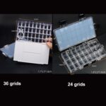 Caja de color hidratante para acuarelas Caja de pintura para bocetos sellada a prueba de fugas, estilo:, 36 Grids Multi Function - Imagen 2