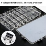 Caja de color hidratante para acuarelas Caja de pintura para bocetos sellada a prueba de fugas, estilo:, 36 Grids Multi Function - Imagen 4