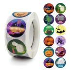 10 pegatinas de juguete para niños de Halloween, decoración de regalo, pegatinas de sellado para regalo, 2.5cm / 1 Inch
