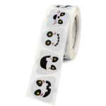 10 PCS Halloween Fantasma Emoji Pegatinas Niños Regalo Decoración Alimentos Sellado Pegatinas, 25x25mm - Imagen 2