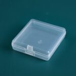 20 PCS con cubierta Transparente PP Piezas de plástico Caja de almacenamiento de joyas