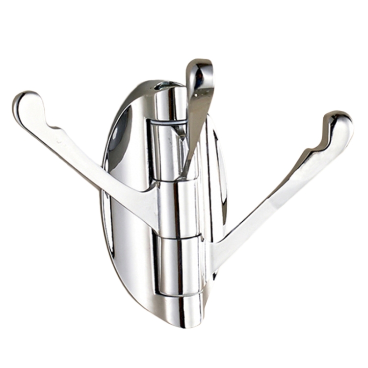 TBD0597107301.jpg 8231 Gancho para abrigos móvil de 180 grados Gancho para baño, color:, Chrome - Imagen 1
