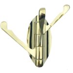 8231 Gancho para abrigos móvil de 180 grados Gancho para baño, color:, Gold