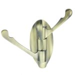8231 Gancho para abrigos móvil de 180 grados Gancho para baño, color:, Green Bronze