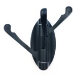 8231 Gancho para abrigos móvil de 180 grados Gancho para baño, color:, Black Bronze