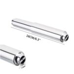 4 PCS Caja de pañuelos de galvanoplastia de plástico Eje retráctil Núcleo de papel higiénico Resorte Rollo de papel retráctil Eje, estilo:, Chrome Stretch - Imagen 3