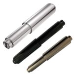 4 PCS Caja de pañuelos de galvanoplastia de plástico Eje retráctil Núcleo de papel higiénico Resorte Rollo de papel retráctil Eje, estilo:, Black - Imagen 2