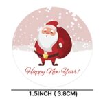 Etiqueta de regalo autoadhesiva de la etiqueta engomada de Papá Noel de Navidad, LG-210922-38-005 - Imagen 3