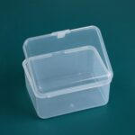 20 PCS Caja de plástico rectangular Transparente Papelería Caja de almacenamiento PP Herramienta Piezas Accesorios Caja - Imagen 3