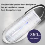 Secador de zapatos para el hogar de 10 W, secador de zapatos desodorante, secador de zapatos plegable inteligente, secador de calcetines para panadero, With Purple Lamp EU Plug - Imagen 4