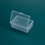 20 PCS Caja de almacenamiento transparente rectangular Caja de envasado universal de plástico con piezas de cubierta Accesorios Caja de almacenamiento - Imagen 3