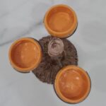 Estante de almacenamiento decorativo con soporte para cuenco de aperitivos de calabaza de Halloween, estilo:, Three Cups Set, Four Cups Set, Six Cups Set - Imagen 3