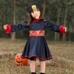 5812 Disfraces de Halloween para niños Discotecas Bares Fiestas de carnaval Divertidos juegos de rol Horror Qing Dynasty Zombie Disfraces, L - Imagen 2