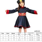 5812 Disfraces de Halloween para niños Discotecas Bares Fiestas de carnaval Divertidos juegos de rol Horror Qing Dynasty Zombie Disfraces, M - Imagen 5