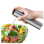Botella de espray de acero inoxidable de 2 piezas Botella de condimento Herramienta de cocina para barbacoa