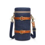 Bolsa de almacenamiento para cámara SLR K-807, bolsa impermeable para forro de fotografía de lona, S (Blue), L (Blue), S (Khaki), L (Khaki)