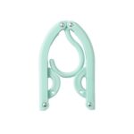 10 uds, colgador plegable de viaje portátil, estante de secado de plástico multifunción, 3pcs Blue
