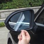 10 piezas de película antivaho y antirreflectante a prueba de lluvia para espejo retrovisor de coche, Round 80mm