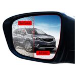 10 piezas de película antivaho y antirreflectante a prueba de lluvia para espejo retrovisor de coche, Round 100mm - Imagen 4
