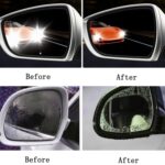 10 piezas de película antivaho y antirreflectante a prueba de lluvia para espejo retrovisor de coche, Round 100mm - Imagen 5