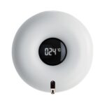 Dispensador de jabón automático inteligente montado en la pared para lavado de manos ZC01 Espuma de inducción, ZC01 White