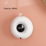 Dispensador de jabón automático inteligente montado en la pared para lavado de manos ZC01 Espuma de inducción, ZC01 White - Imagen 2