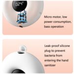 Dispensador de jabón automático inteligente montado en la pared para lavado de manos ZC01 Espuma de inducción, ZC01 White - Imagen 4