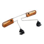 Percha de traje de tendedero retráctil de acero inoxidable para automóvil, Peach Wood Grain