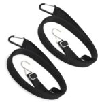 Chaqueta de coche, cinturón a prueba de viento, cuerda de fijación de ropa exterior, engrosamiento de viento fuerte, cinturón de encuadernación de coche fijo ajustable, 2 PCS / Set
