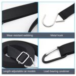 Chaqueta de coche, cinturón a prueba de viento, cuerda de fijación de ropa exterior, engrosamiento de viento fuerte, cinturón de encuadernación de coche fijo ajustable, 2 PCS / Set - Imagen 4