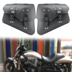 Paquete de caja lateral para motocicleta, bolsa lateral triangular de demolición rápida, bolsa de ciclismo de cuero, Side Box Package